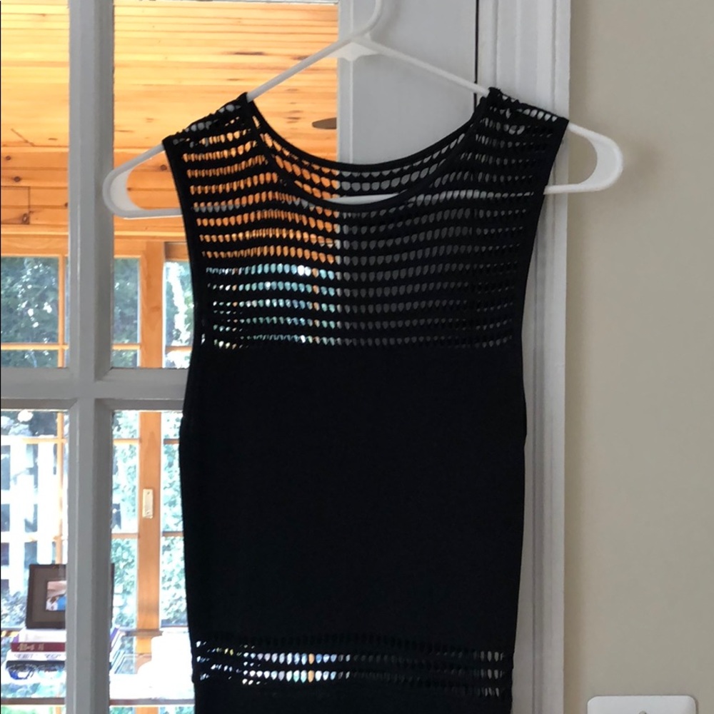 Black stretchy dress